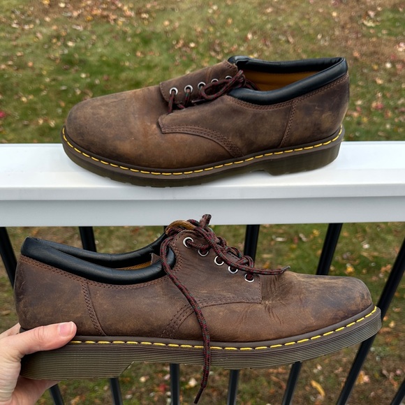 Dr. Martens 8053 Crazy Horse Leather Casual Shoes - Picture 7 of 16